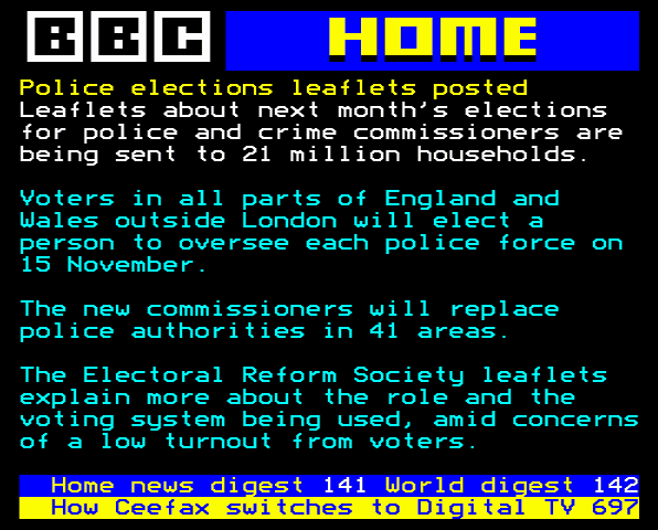 Teletext Design