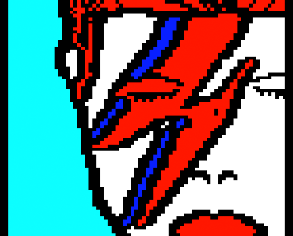 (David Bowie portrait)